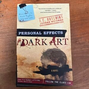 Book: Personal Effects Dark Art Novel by J.C.Hutchins